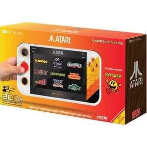 🔥My Arcade Atari Gamestation Go Over 200+ Preloaded Retro Games 7" Display NWT